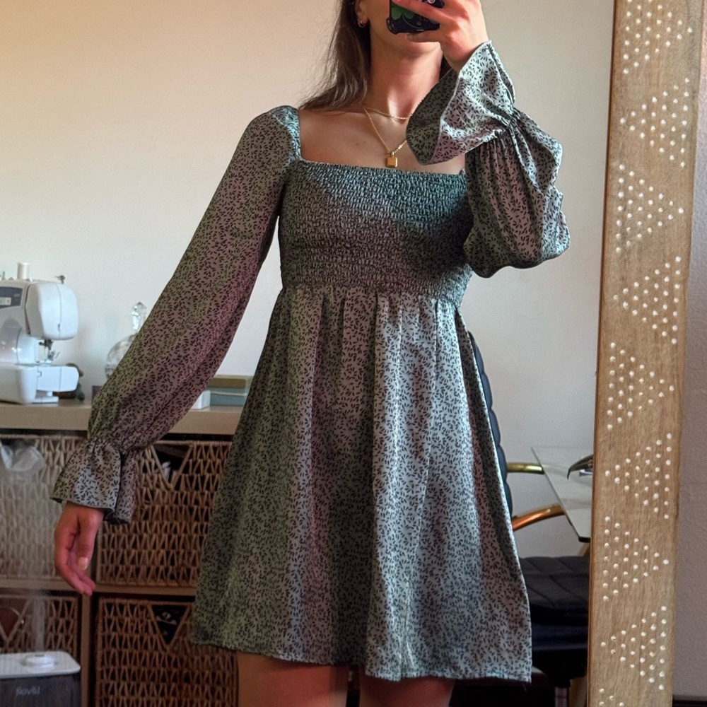 Silky Minty Green Dress